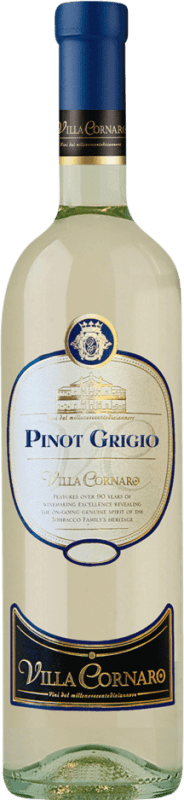 6,95 € 送料無料 | 白ワイン Cornaro ドライ I.G.T. Veneto ベネト イタリア Pinot Grey ボトル 75 cl