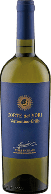 7,95 € Free Shipping | White Wine Corte dei Mori Vermentino Grillo I.G.T. Terre Siciliane Sicily Italy Vermentino, Grillo 75 cl