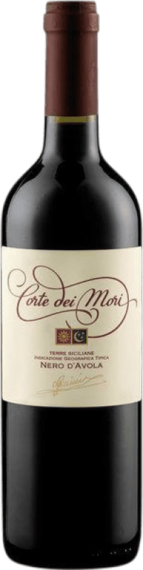 17,95 € Envío gratis | Vino tinto Corte dei Mori Seco I.G.T. Terre Siciliane Sicilia Italia Nero d'Avola Botella 75 cl