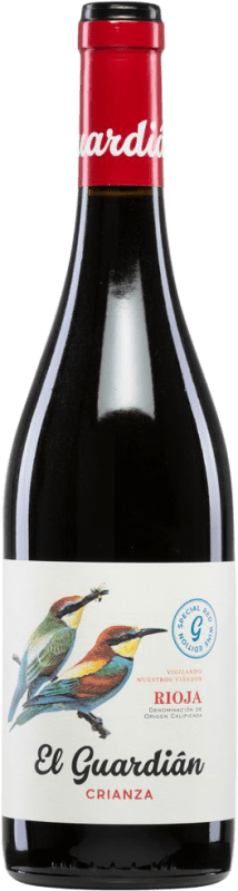 11,95 € Envoi gratuit | Vin rouge Criadores de Rioja El Guardián Tinto Sec Crianza D.O.Ca. Rioja La Rioja Espagne Tempranillo Bouteille 75 cl
