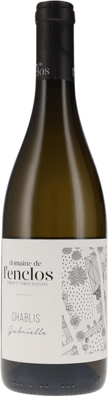46,95 € Free Shipping | White wine Domaine de L'Enclos Gabrielle Dry A.O.C. Chablis Burgundy France Chardonnay Bottle 75 cl