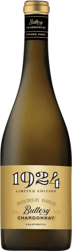 24,95 € 送料無料 | 白ワイン Delicato 1924 Double Gold Buttery I.G. California カリフォルニア州 アメリカ Chardonnay ボトル 75 cl