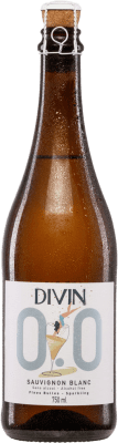 15,95 € Envoi gratuit | Vin Mousseux Blanc Divin NoLow Sparkling 0,0 Sec I.G.P. Val de Loire Loire France Sauvignon Blanc Bouteille 75 cl Sans Alcool
