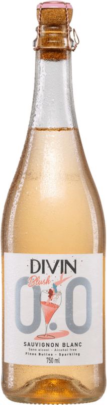15,95 € Kostenloser Versand | Rosé Sekt Divin NoLow Blush Seco — Trocken Sparkling — Sekt, Rosé I.G.P. Val de Loire Loire Frankreich Sauvignon Flasche 75 cl 0.0 Null Null Alkoholfrei