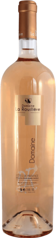 45,95 € Spedizione Gratuita | Vino Rosato Domaine La Rouillère Domaine Seco — Secco Rosé — Rosato A.O.C. Côtes de Provence Provenza Francia Bottiglia Magnum 1,5 L