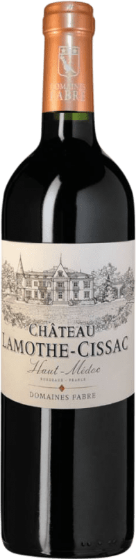 24,95 € Envio grátis | Vinho Tinto Domaines Fabre Château Lamothe-Cissac Seco A.O.C. Haut-Médoc Bordeaux França Merlot, Cabernet Sauvignon 75 cl