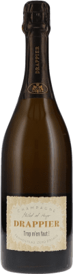 128,95 € Envio grátis | Espumante branco Drappier Trop Men Faut Seco A.O.C. Champagne Champagne França Pinot Cinza Garrafa 75 cl