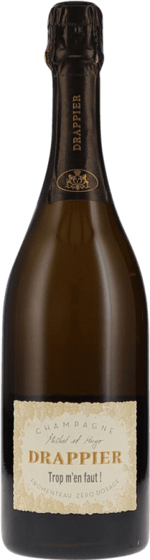128,95 € Spedizione Gratuita | Spumante Bianco Drappier Trop Men Faut Seco — Secco A.O.C. Champagne champagne Francia Pinot Grigio Bottiglia 75 cl