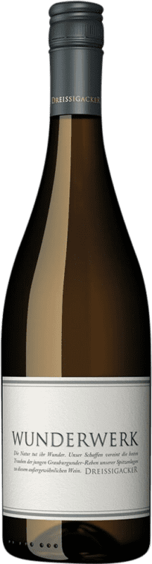 48,95 € Envío gratis | Vino Blanco Dreissigacker Wunderwerk Trocken — Seco Q.b.A. Rheinhessen Rheinhessen Alemania Pinot Gris Botella 75 cl