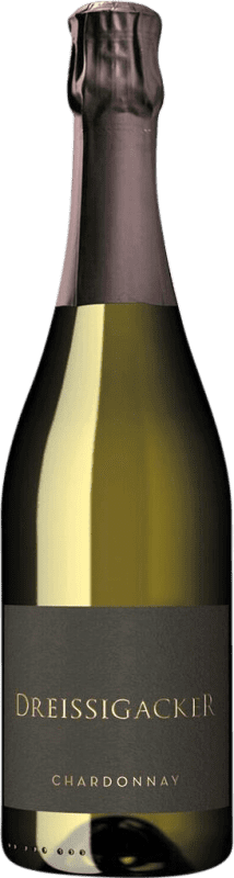43,95 € Envio grátis | Espumante branco Dreissigacker Brut Nature Q.b.A. Rheinhessen Rheinhessen Alemanha Chardonnay Garrafa 75 cl