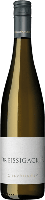 24,95 € Envío gratis | Vino Blanco Dreissigacker Trocken — Seco Q.b.A. Rheinhessen Rheinhessen Alemania Chardonnay Botella 75 cl
