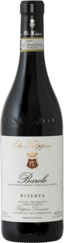 55,95 € Kostenloser Versand | Rotwein Elio Filippino La Morra Trocken Reserve D.O.C.G. Barolo Piemont Italien Nebbiolo Flasche 75 cl