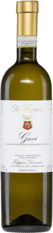 9,95 € Kostenloser Versand | Weißwein Elio Filippino Trocken D.O.C.G. Cortese di Gavi Piemont Italien Cortese Flasche 75 cl