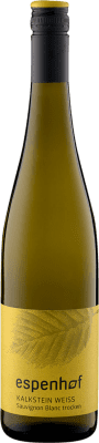 12,95 € Envío gratis | Vino blanco Espenhof Kalkstein Weiss Seco Q.b.A. Rheinhessen Rheinhessen Alemania Sauvignon Blanca Botella 75 cl