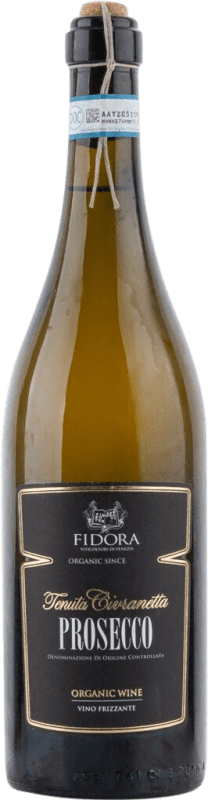 15,95 € Kostenloser Versand | Weißer Sekt Fidora Civranetta Frizzante Kork & Kordel Trocken D.O.C. Prosecco Friaul-Julisch Venetien Italien Glera Flasche 75 cl