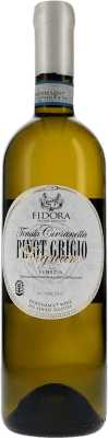 16,95 € Envio grátis | Vinho Branco Fidora Civranetta Lignum Seco I.G.T. Veneto Vêneto Itália Pinot Cinzento 75 cl