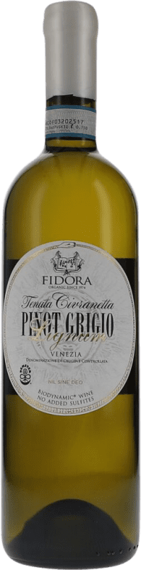 16,95 € Envio grátis | Vinho branco Fidora Civranetta Lignum Seco I.G.T. Veneto Vêneto Itália Pinot Cinza Garrafa 75 cl