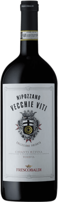 73,95 € Free Shipping | Red Wine Marchesi de' Frescobaldi Nipozzano Ruf Ris Seco — Dry VV Vigne Vecchie — Old Vines D.O.C.G. Chianti Tuscany Italy Sangiovese Magnum Bottle 1,5 L