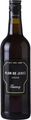 19,95 € Бесплатная доставка | Ликер крем Garvey Flor de Jerez D.O. Jerez-Xérès-Sherry Испания Palomino Fino, Pedro Ximénez бутылка 75 cl