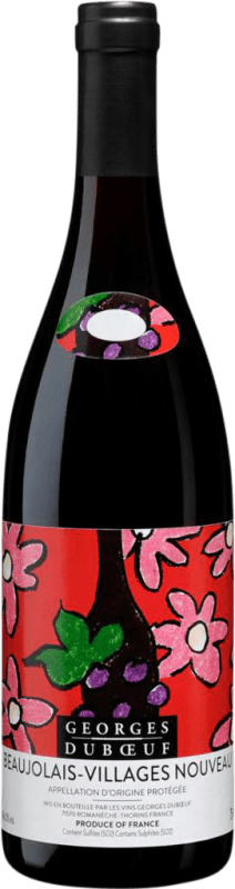 14,95 € Envío gratis | Vino tinto Georges Duboeuf Nouveau A.O.C. Beaujolais-Villages Beaujolais Francia Botella 75 cl