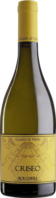 27,95 € Free Shipping | White wine Guado al Melo Criseo Bianco D.O.C. Bolgheri Tuscany Italy Fiano, Manzoni Bianco, Vermentino, Verdicchio, Petit Manseng Bottle 75 cl