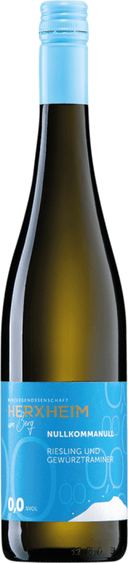12,95 € Free Shipping | Sweet wine Herxheim am Berg Null Komma Null Riesling & Gewürztraminer Q.b.A. Pfälz Pfälz Germany Gewürztraminer, Riesling Bottle 75 cl Alcohol-Free
