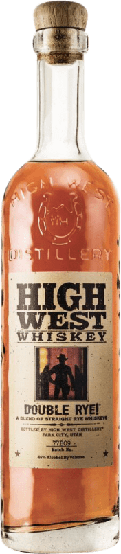 61,95 € Envío gratis | Whisky Blended High West Double Rye Estados Unidos Botella 70 cl