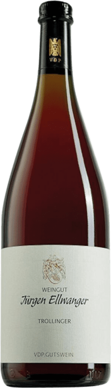 9,95 € Envío gratis | Vino tinto Jürgen Ellwanger Trollinger Semi-Seco Semi-Dulce Baden-Württemberg Alemania Schiava Botella 1 L