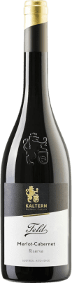 28,95 € Free Shipping | Red wine Kaltern Feld Cabernet-Merlot Reserve D.O.C. Alto Adige Trentino Italy Merlot, Cabernet Franc Bottle 75 cl