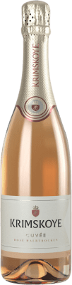 19,95 € Envío gratis | Espumoso rosado Krimskoye Rosé Semi-Seco Semi-Dulce Moldavia, República Merlot, Cabernet Sauvignon Botella 75 cl