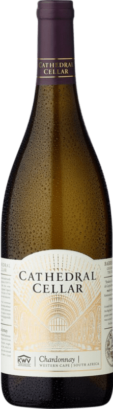 14,95 € Free Shipping | White wine KWV Cathedral Cellar Dry W.O. Western Cape Western Cape South Coast South Africa Chardonnay Bottle 75 cl