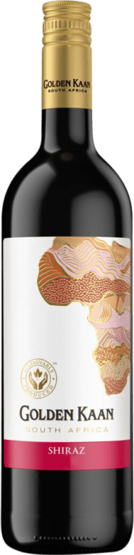 8,95 € Kostenloser Versand | Rotwein KWV Golden Kaan Seco — Trocken W.O. Western Cape Western Cape South Coast Südafrika Syrah Flasche 75 cl