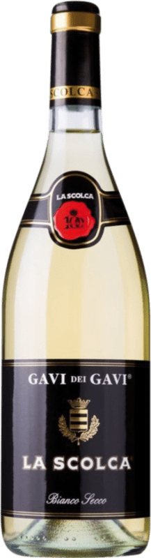 29,95 € Spedizione Gratuita | Vino bianco La Scolca Gavi Etichetta Nera Secco D.O.C.G. Cortese di Gavi Piemonte Italia Cortese Bottiglia 75 cl