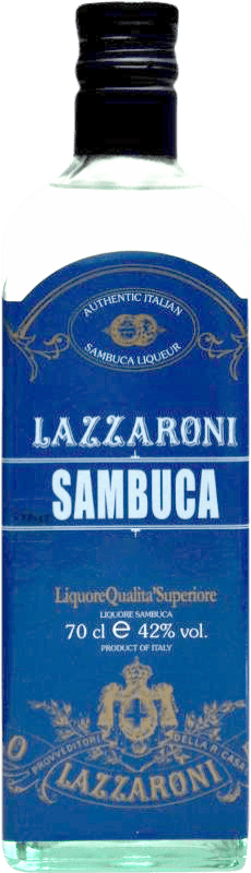 24,95 € 免费送货 | 利口酒 Lazzaroni Sambuca 伦巴第 意大利 瓶子 70 cl