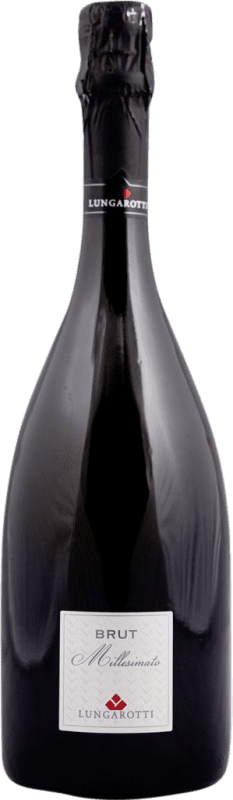 33,95 € Spedizione Gratuita | Spumante bianco Lungarotti Millesimato Metodo Classico Brut I.G.T. Umbria Umbria Italia Chardonnay Bottiglia 75 cl