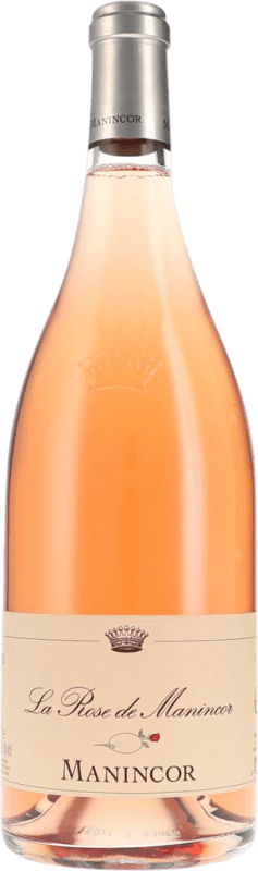 74,95 € Envio grátis | Vinho rosé Manincor La Rose Seco D.O.C. Trentino Trentino Itália Merlot, Cabernet Sauvignon, Lagrein Garrafa Magnum 1,5 L