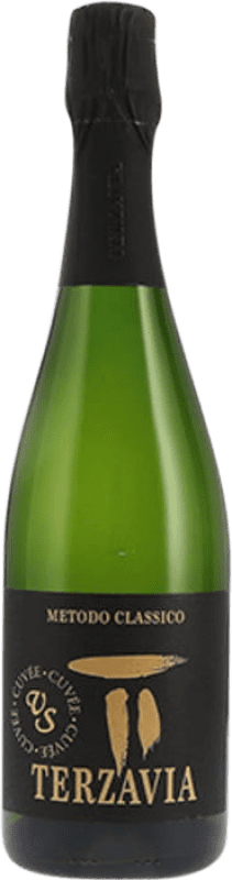 58,95 € 送料無料 | 白のスパークリングワイン Marco de Bartoli Terzavia Brut Nature — ブリュット・ナチュール クラシック, Cuvée, VS Vendimia Seleccionada — 選別収穫 D.O.C. Sicilia シチリア島 イタリア Grillo — グリッロ 75 cl