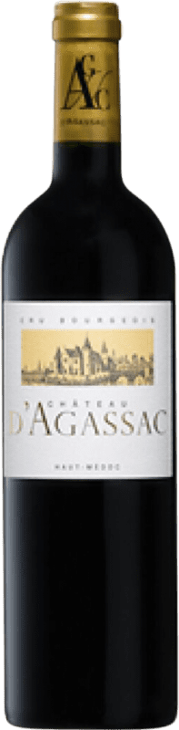 291,95 € Spedizione Gratuita | Vino Rosso Michel Chapoutier Château d'Agassac A.O.C. Haut-Médoc bordò Francia Merlot Eco Biologico Bottiglia 75 cl