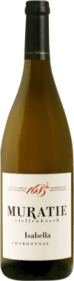 27,95 € Envío gratis | Vino Blanco Muratie Estate Isabella Seco I.G. Stellenbosch Stellenbosch Sudáfrica Chardonnay 75 cl