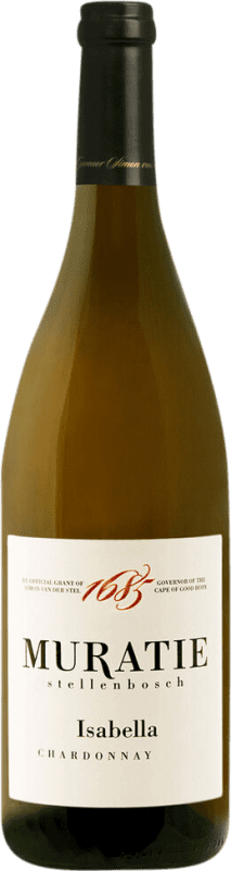 23,95 € Kostenloser Versand | Weißwein Muratie Estate Isabella Trocken I.G. Stellenbosch Stellenbosch Südafrika Chardonnay Flasche 75 cl