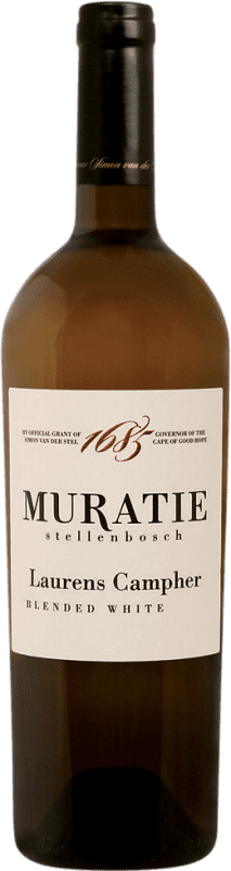 27,95 € Kostenloser Versand | Weißwein Muratie Estate Laurens Campher Cuvée Trocken I.G. Stellenbosch Stellenbosch Südafrika Viognier, Sauvignon Weiß, Chenin Weiß, Verdello Flasche 75 cl