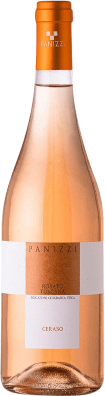 16,95 € Envio grátis | Vinho Rosé Panizzi Ceraso Rosa Seco I.G.T. Toscana Tuscany Itália Sangiovese Garrafa 75 cl