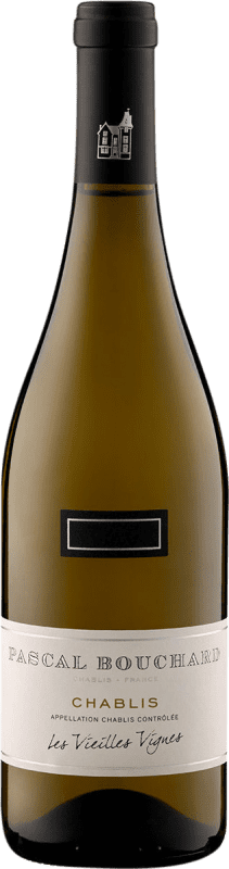 23,95 € 免费送货 | 白葡萄酒 Pascal Bouchard Seco — 干型 VV Vieilles Vignes — 老藤 A.O.C. Chablis 勃艮第 法国 Chardonnay — 莎当妮 75 cl