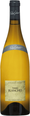 59,95 € Envio grátis | Vinho branco Pascal Jolivet Terres Blanches A.O.C. Pouilly-Fumé Borgonha França Sauvignon Branca Garrafa 75 cl