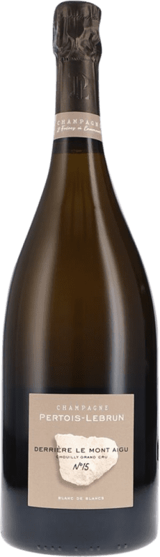 288,95 € Envío gratis | Espumoso blanco Pertois-Lebrun Derrière Le Mont Aigu Nº 15 Chouilly Blanc de Blancs Grand Cru Extra Brut A.O.C. Champagne Champagne Francia Chardonnay Botella Magnum 1,5 L