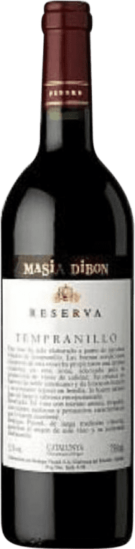 6,95 € Spedizione Gratuita | Vino Rosso Pinord Masia Dibon Riserva D.O. Penedès Catalogna Spagna Tempranillo 75 cl