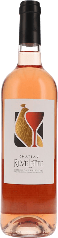 14,95 € Envio grátis | Vinho Rosé Château Revelette Seco Rosé A.O.C. Côtes de Provence Provença França Garnacha — Grenache, Cariñena — Carignan, Cinsault Garrafa 75 cl