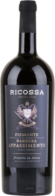 25,95 € Free Shipping | Red wine Cantine di Ricossa Appassimento Semi-Dry Semi-Sweet I.G.T. Grappa Piemontese Piemonte Italy Barbera Magnum Bottle 1,5 L