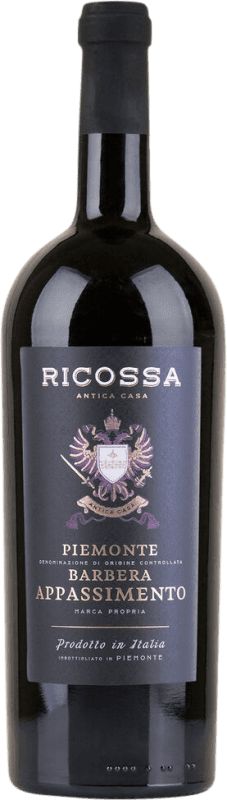 28,95 € 送料無料 | 赤ワイン Cantine di Ricossa Semiseco — やや辛口 Appassimento I.G.T. Grappa Piemontese ピエモンテ イタリア Barbera — バルベーラ マグナムボトル 1,5 L