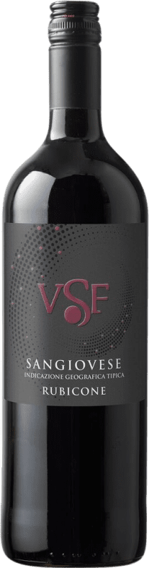 11,95 € Envío gratis | Vino tinto Sacchetto VSF I.G.T. Rubicone Veneto Italia Sangiovese Botella 1 L